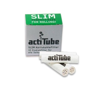 actiTube Slim Aktivkohlefilter 10 Stk.